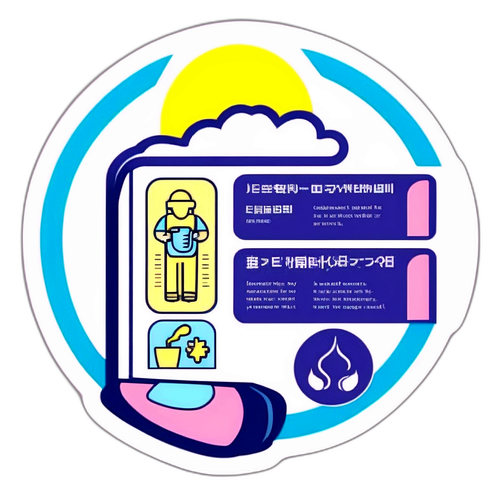 熱中症予防ステッカー