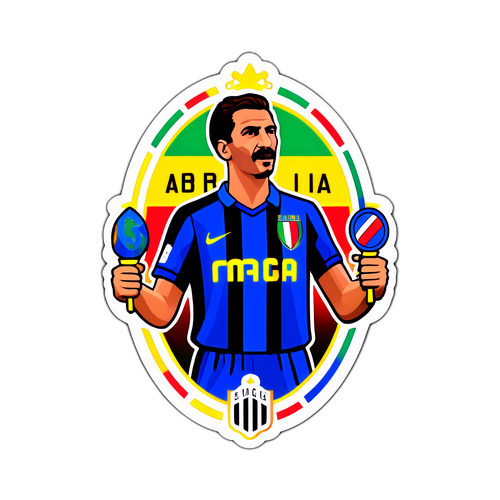 सीरी ए के ऐतिहासिक खिलाड़ियों का जश्न