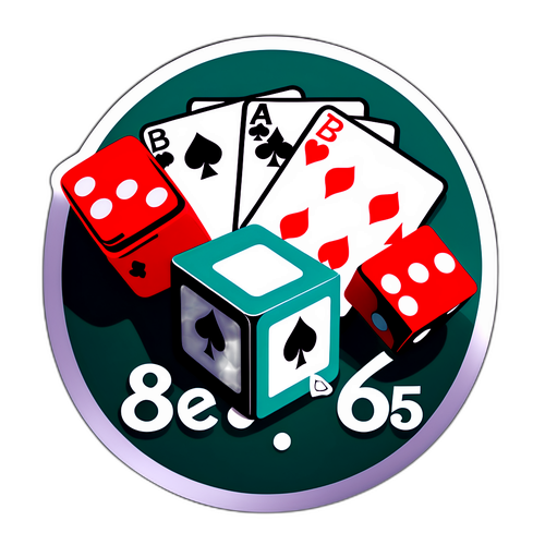 สติกเกอร์สำหรับ bet365 ที่แสดงถึงการเดิมพันกีฬา
