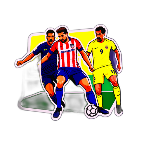 Sticker meci Atlético Madrid și Villarreal