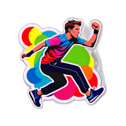 Adhesivo minimalista de Cameron Norrie