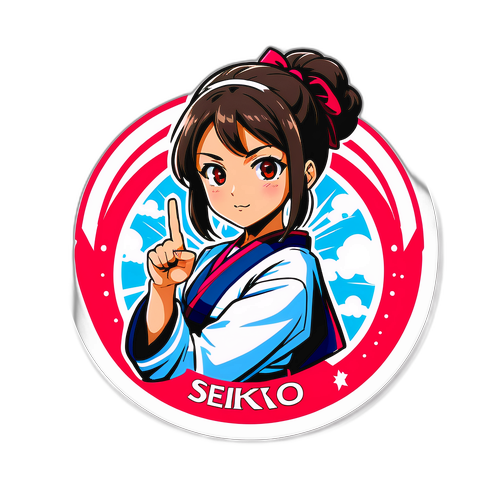 セイコー・バンドのパワフルなイラスト