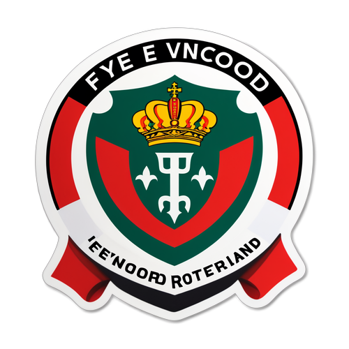 Diseño de un sticker para Feyenoord con su escudo