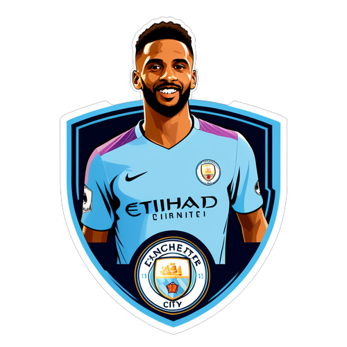 Dynamic Man City Player Scoring Sticker