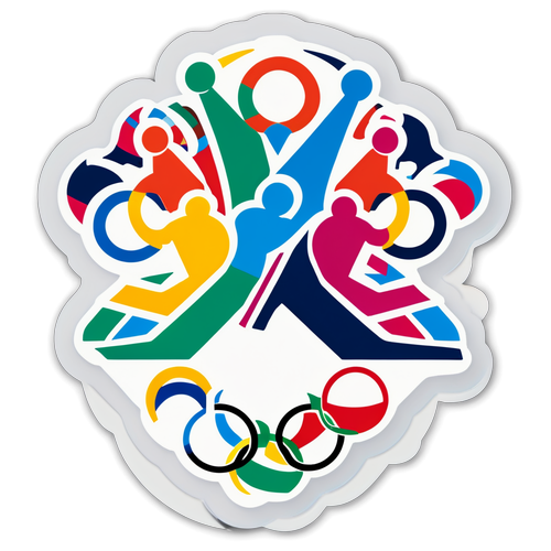 Sportieve Samenwerking: Escalade Olympische Sticker