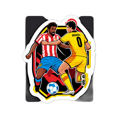 Sticker imaginar meci Girona - Espanyol