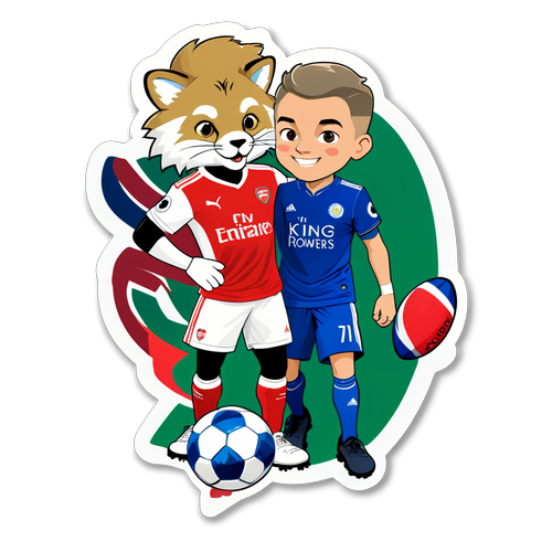 Fodboldvenner: Leicester og Arsenal