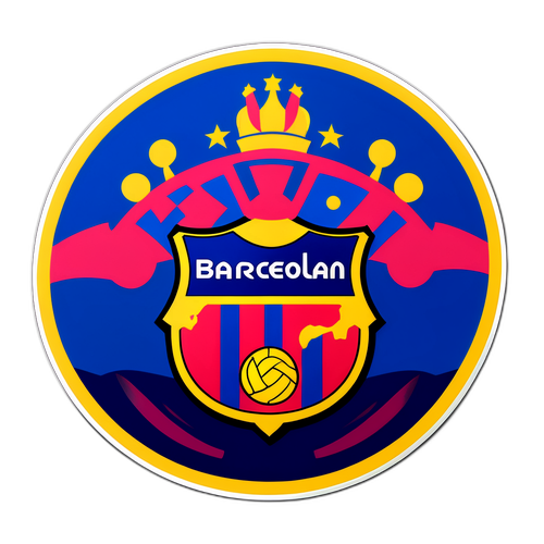 FC Barcelonan logo ja menestyksekkäät hetket