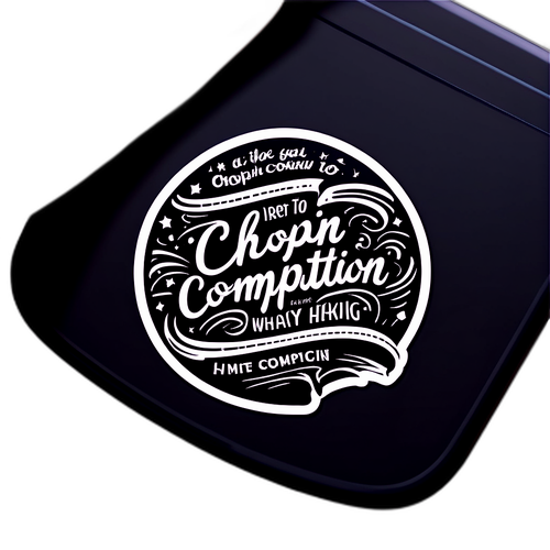 Motywacyjny naklejka do Konkursu Chopina