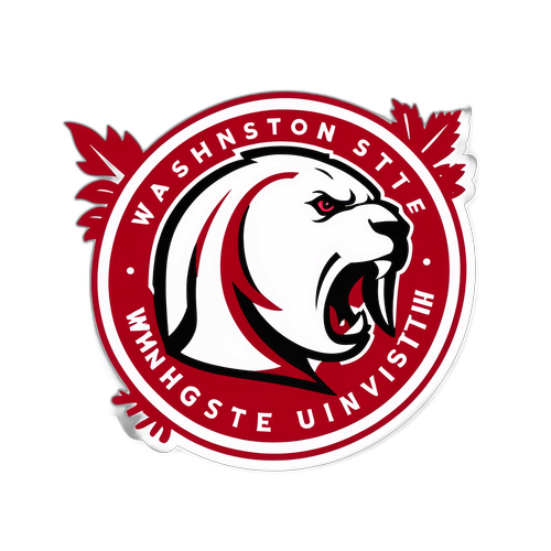 Washington State University Collegiate Sticker