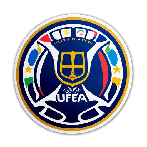 Sticker cu logo-ul UEFA