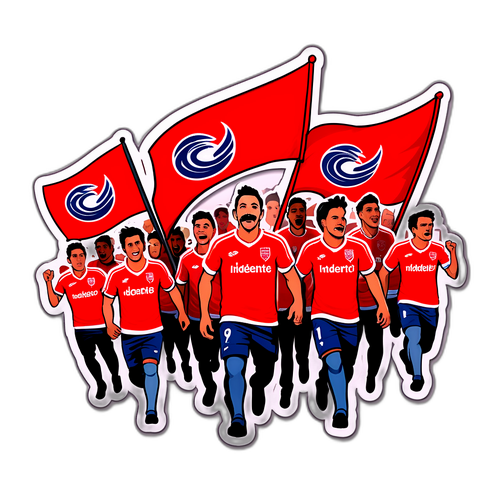 Fans de Independiente en Desfile