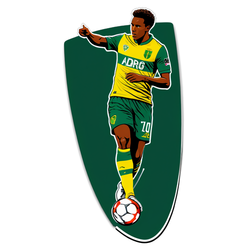 ADO Den Haag Vrije Trap Sticker