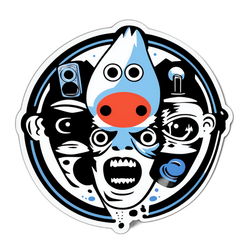 Radiohead-musiikkivideosta inspiroitunut tarra