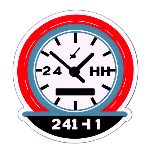 Tem dán đồng hồ bấm giờ 24h