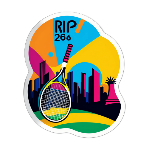 Pegatina Vibrante de ATP Río 2026