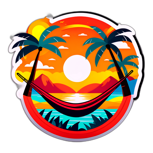 Autocollant sur le thème de la retraite