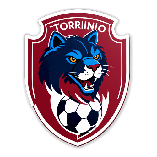 Adesivo Torino-Genoa: Il Leone e il Calcio