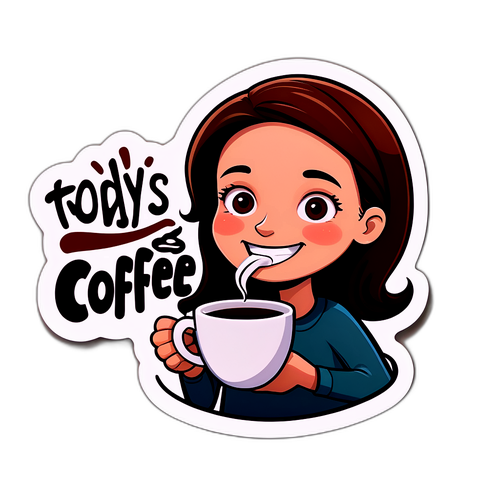 Sticker cà phê hôm nay
