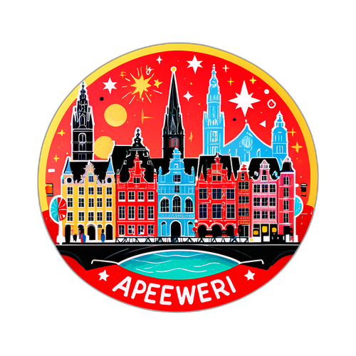 Een Energetische Vibe uit Antwerpen met Feestelijke Verlichting