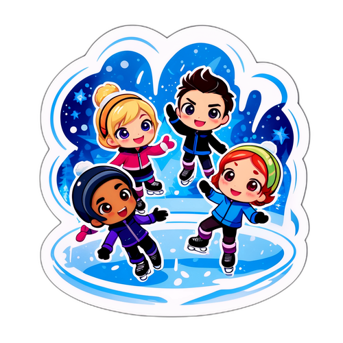 Autocollant artistique de la saison 2 d'Ice Dream