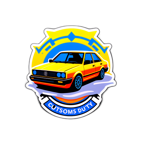 汽車進口主題貼紙