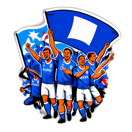 Stiker Penyokong Auxerre