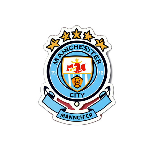 화합의 밝은 미래를 나타내는 메시지 스티커