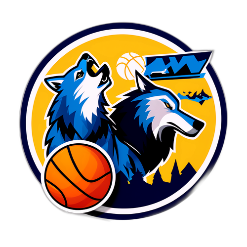 Basketball Showdown Sticker