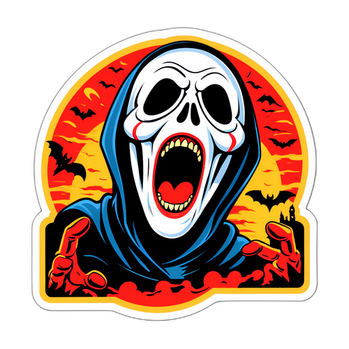 Autocollant Nostalgique pour Scream 1