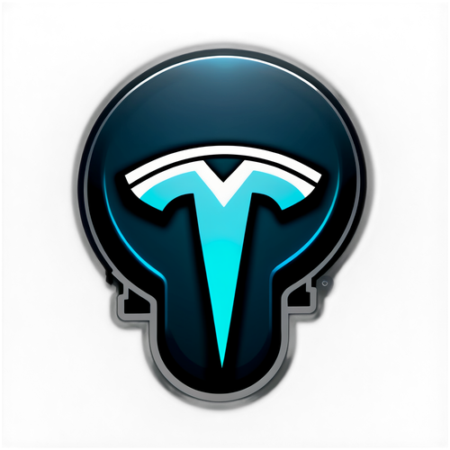 Oplev Fremtiden: Teslas elegante logo sparker gang i en elektrisk revolution!