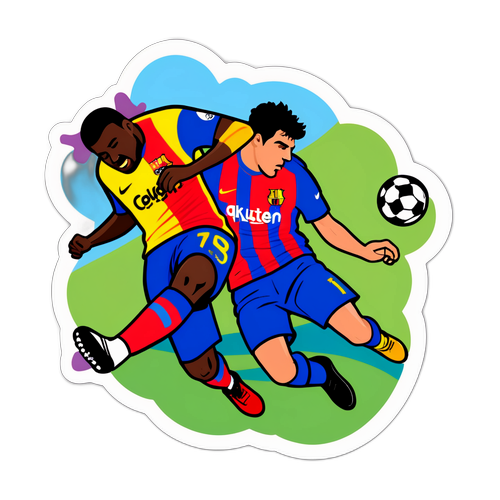 Tagpuan ng Barcelona at Como: Labanan para sa Bola