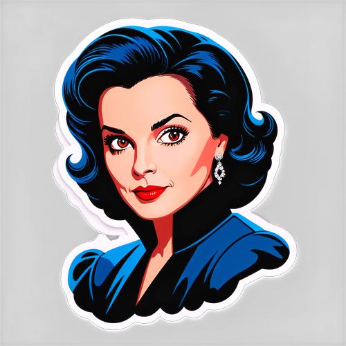 Estilo de um pôster de filme clássico com Regina Duarte