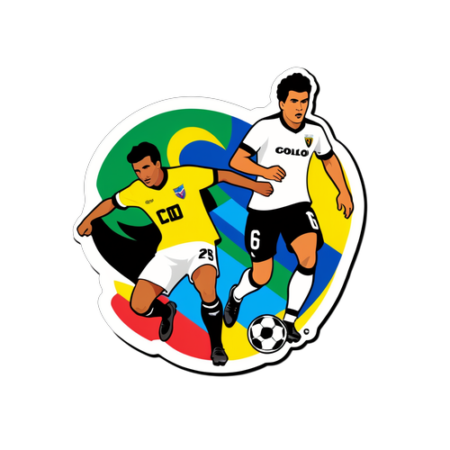 Soccer Match Action Sticker: Colo-Colo vs. Bucaramanga