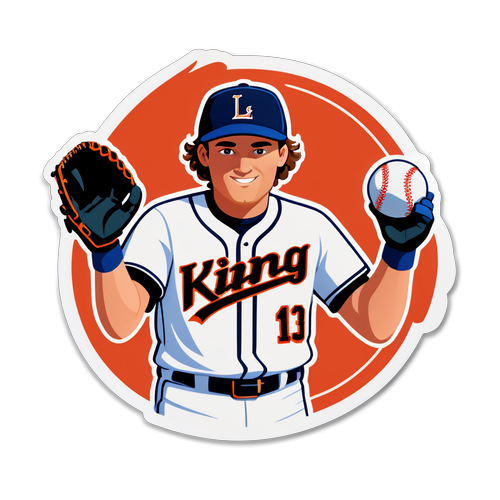 Strikeout King Sticker