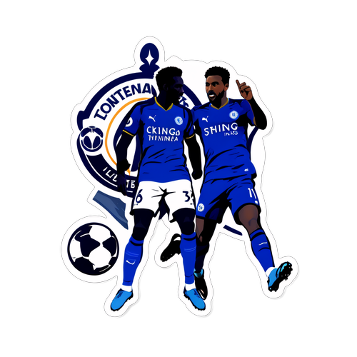 Tottenham mod Leicester Sticker