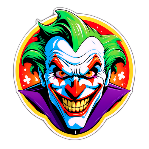 Σχέδιο του παιχνιδιού JOKER γεμάτο χρώματα και τυχερούς αριθμούς