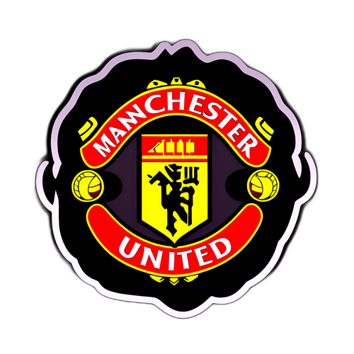 Manchester United Logosu ve Futbol Topu Tasarımı