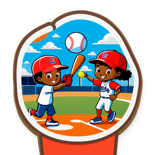 Unleash the Summer Spirit! Discover the Fun Baseball Diamond Sticker That Every Young Athlete Needs!