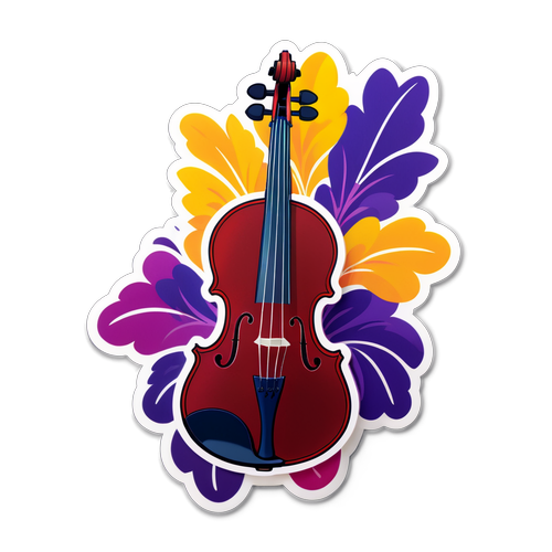 Adesivo di Violino Vivace