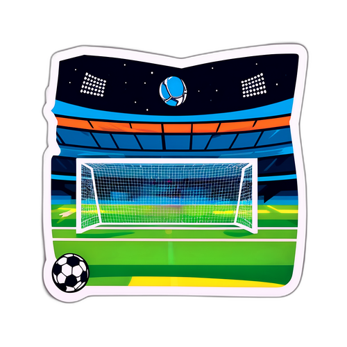 Stiker Soccernet dengan Padang Bola