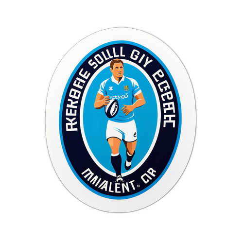 Sticker ya Rugby na Soka la Premier League