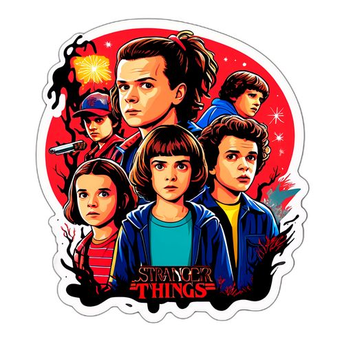 Stranger Things Klistermærke