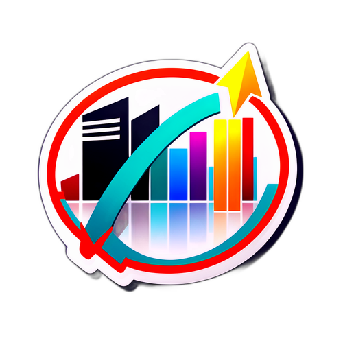 NASDAQ 股票市場圖表貼紙