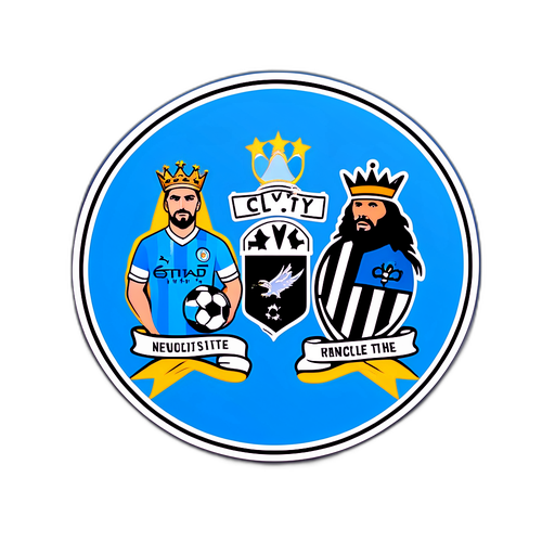 Sticker for Man City vs. Newcastle Kamp