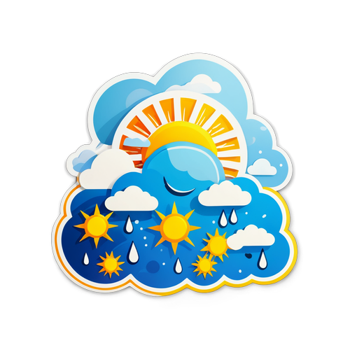 Stiker Tema Cuaca