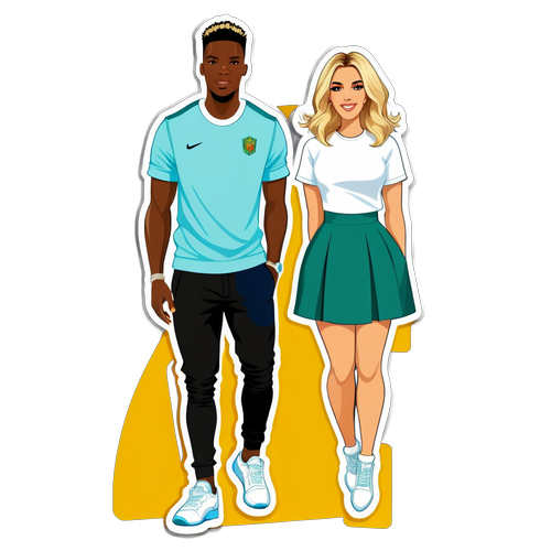 Sticker Trendy di Keita Balde e Wanda Nara