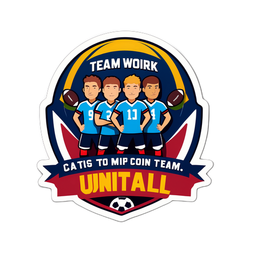 Stiker Motivasi Tim Sepak Bola