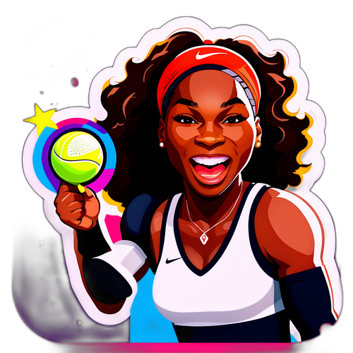 Serena Williams Voittojuhlat