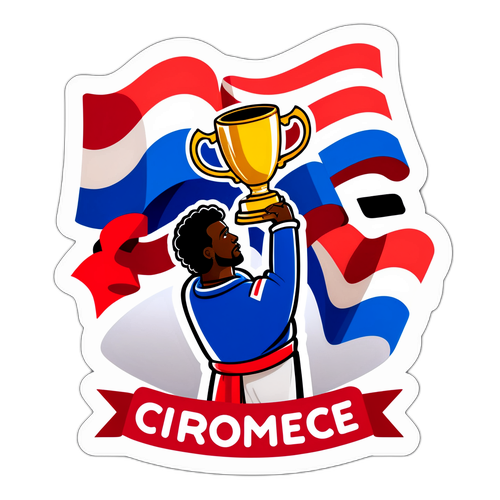 Térence Atmane con Trofeo